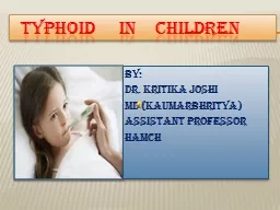 Typhoid     in     children