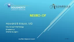 neuro-op 	 Howard R Krauss, MD