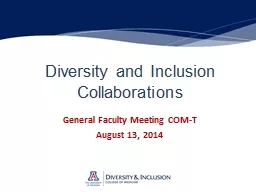 Diversity and Inclusion Collaborations