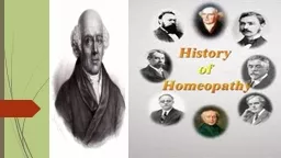 History of British Homoeopathy