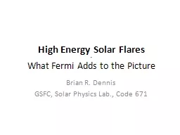 High Energy Solar Flares