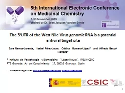 The 3’UTR of the West Nile Virus genomic RNA is a potential antiviral target site