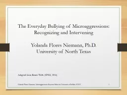 Yolanda Flores Niemann; Microaggressions Keynote Slides for University at Buffalo, SUNY