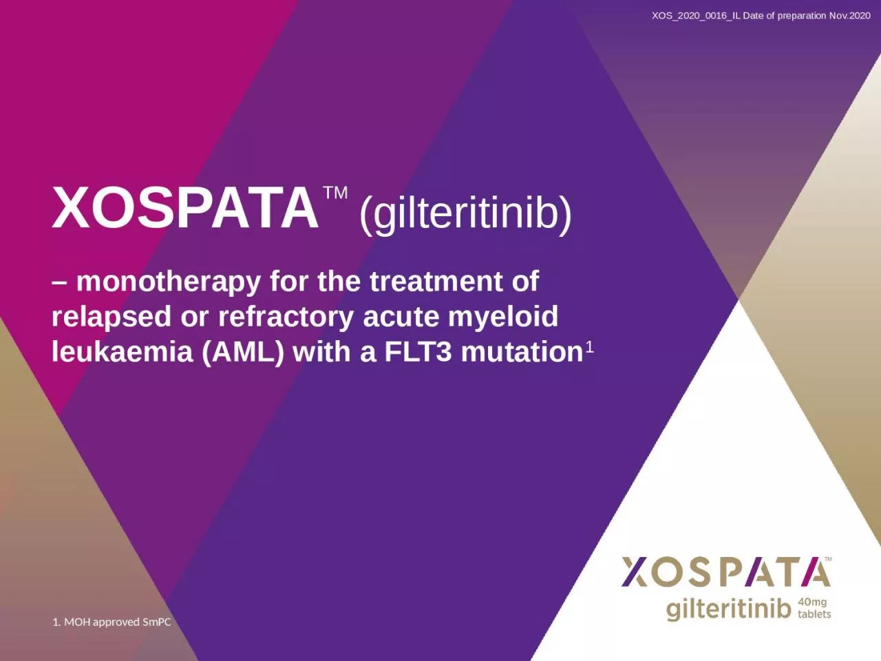 PPT-XOSPATA TM (gilteritinib)