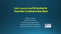 H5N1:    Access to Novel