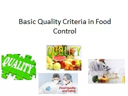 Basic  Quality   Criteria