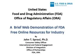 United States  Food and Drug Administration (FDA)