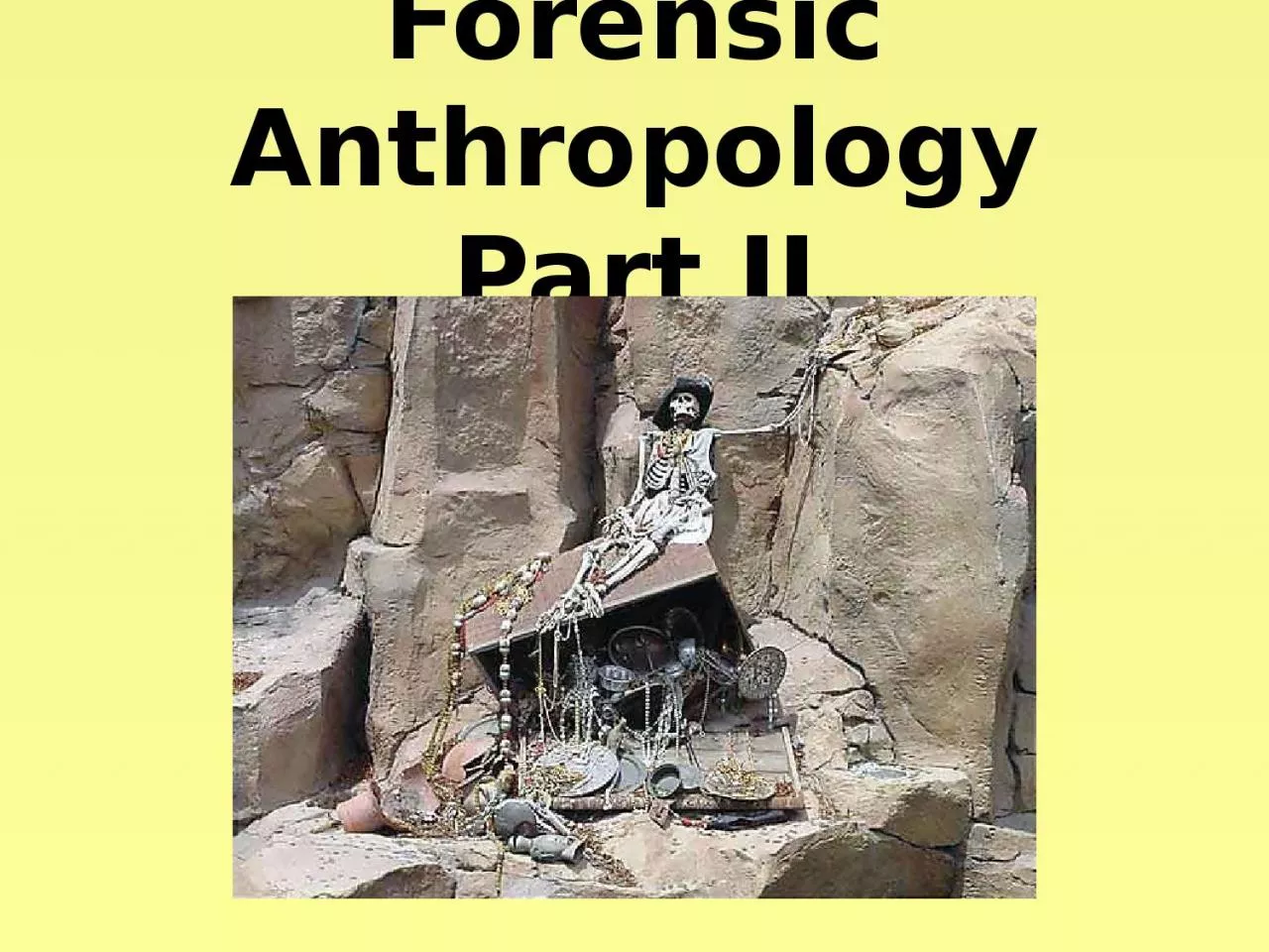 PPT-Forensic Anthropology Part II