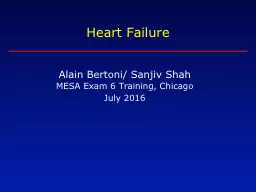 Heart Failure Alain Bertoni/