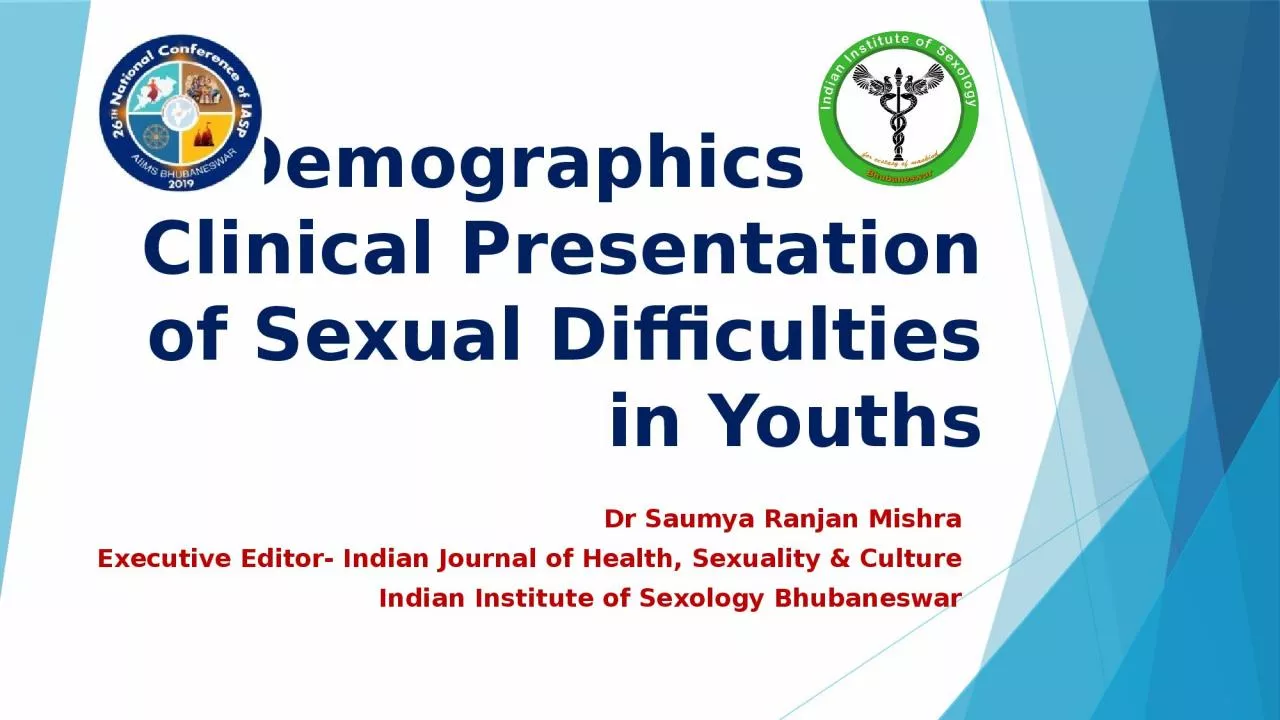 PPT-Demographics and Clinical Presentation of Sexual Difficulties in Youths