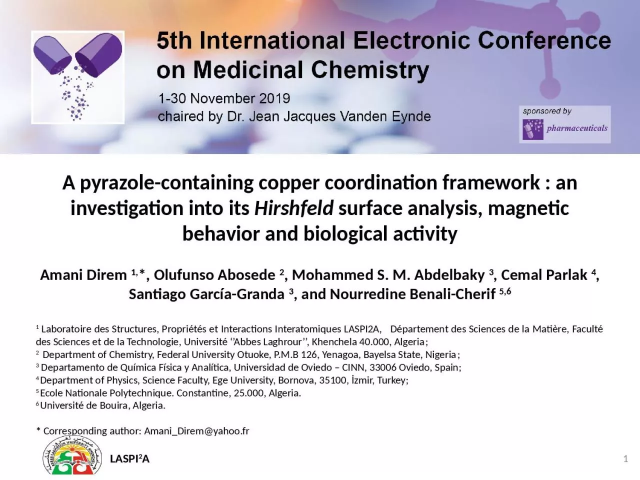 PPT-A pyrazole -containing copper coordination framework : an investigation into its