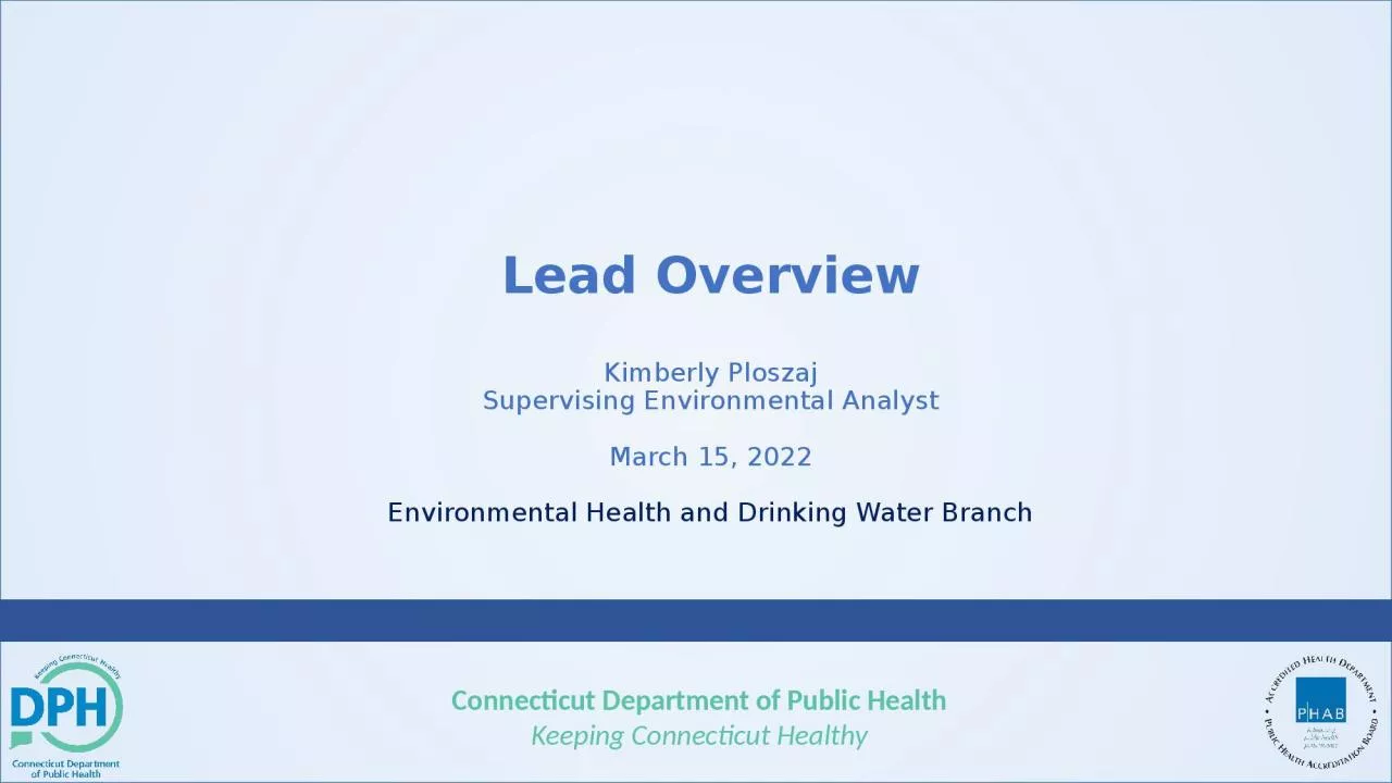 Lead Overview Kimberly Ploszaj