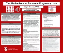 The Mechanisms of Recurrent Pregnancy Loss
