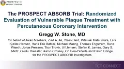 The PROSPECT ABSORB Trial: