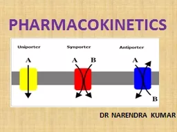 PHARMACOKINETICS                                        DR NARENDRA KUMAR