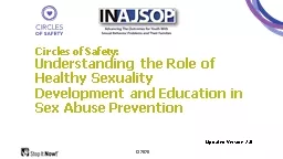 Circles of Safety: Understanding the Role of Healthy Sexuality Development and Education