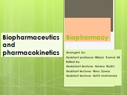 Biopharmacy   Arranged by