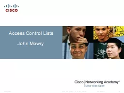 Access Control Lists John