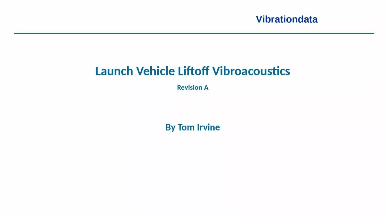 PPT-Launch Vehicle Liftoff Vibroacoustics