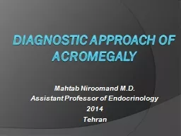 Diagnostic Approach of  Acromegaly