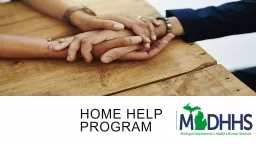 Home Help Program What is the Home Help Program?