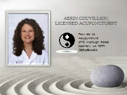 Aerin   Couvillion , Licensed Acupuncturist