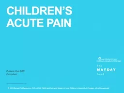 Children’s Acute Pain Pediatric