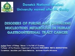 Author : Doctor of Biology Science in the field of Oncology,