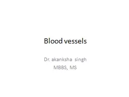 Blood vessels Dr.  akanksha