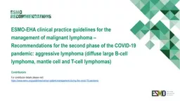 ESMO-Recommendations-Covid-19-DLBCL-MCL-ATCL-Slide-Set