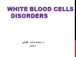 White Blood Cells     Disorders