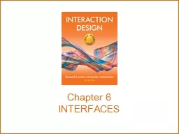 Chapter 6 INTERFACES Overview