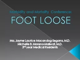 Morbidity and Mortality Conference:
