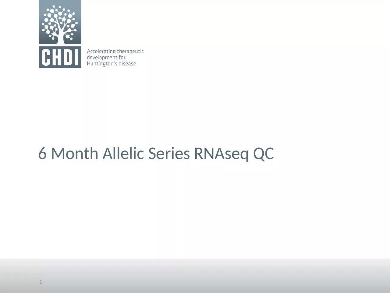 PPT-6 Month Allelic Series RNAseq