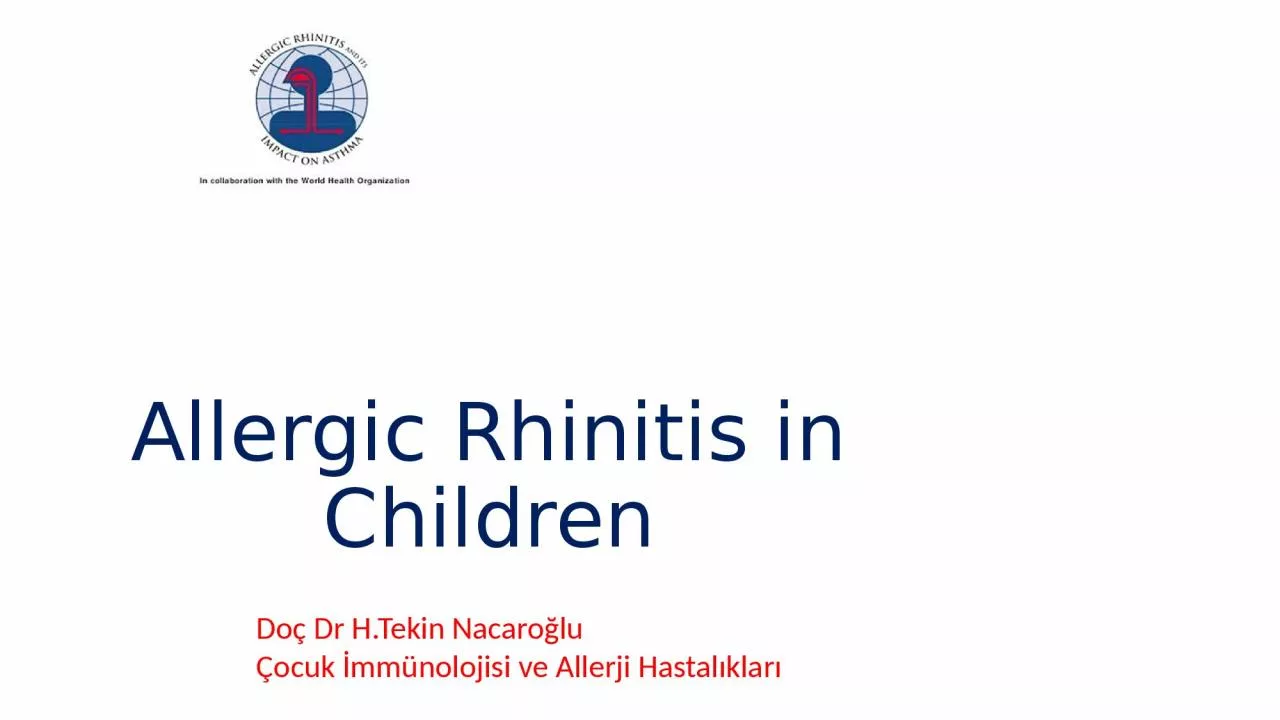 Allergic   Rhinitis  in
