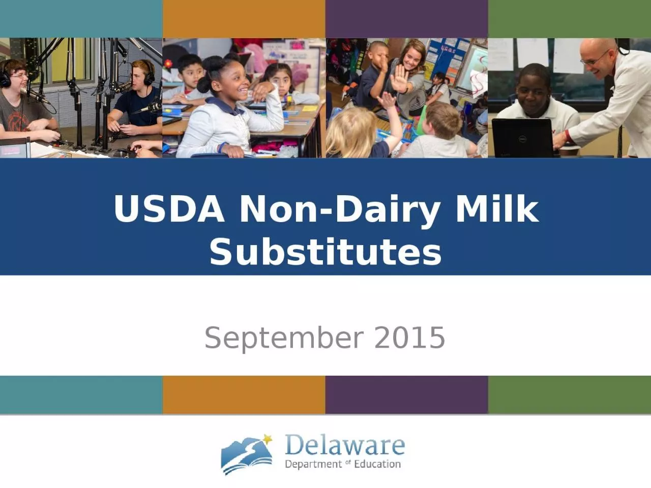USDA Non-Dairy Milk Substitutes