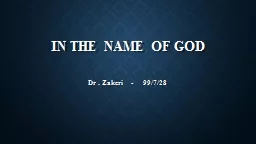 In the name of god Dr  .