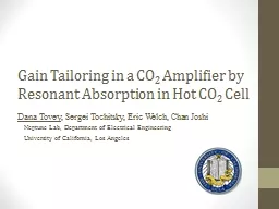 Gain Tailoring in a CO 2