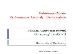Reference-Driven  Performance Anomaly Identification