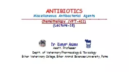 Miscellaneous  Antibacterial Agents