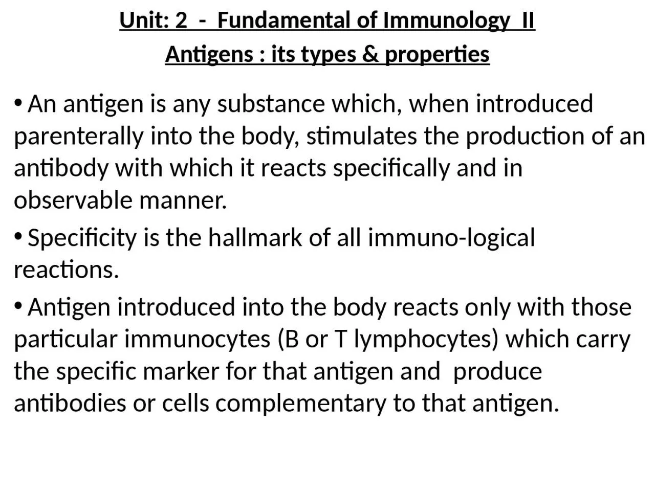 PPT-Unit: 2 - Fundamental of