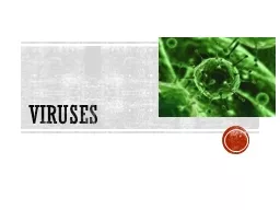 Viruses What is a virus?