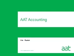 Mrs  Ruston AAT Accounting