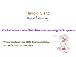 Thyroid Gland Digital Laboratory
