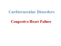 Cardiovascular  Disorders