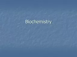 Biochemistry Elements in the body