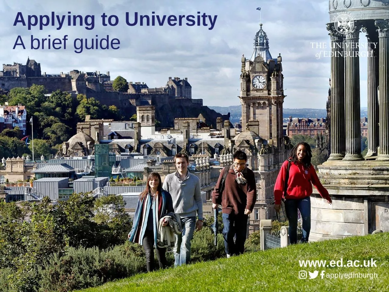 PPT-Applying to University A brief guide