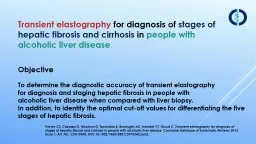 To determine the diagnostic accuracy of transient