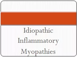 Idiopathic Inflammatory Myopathies