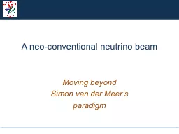 A neo-conventional neutrino beam
